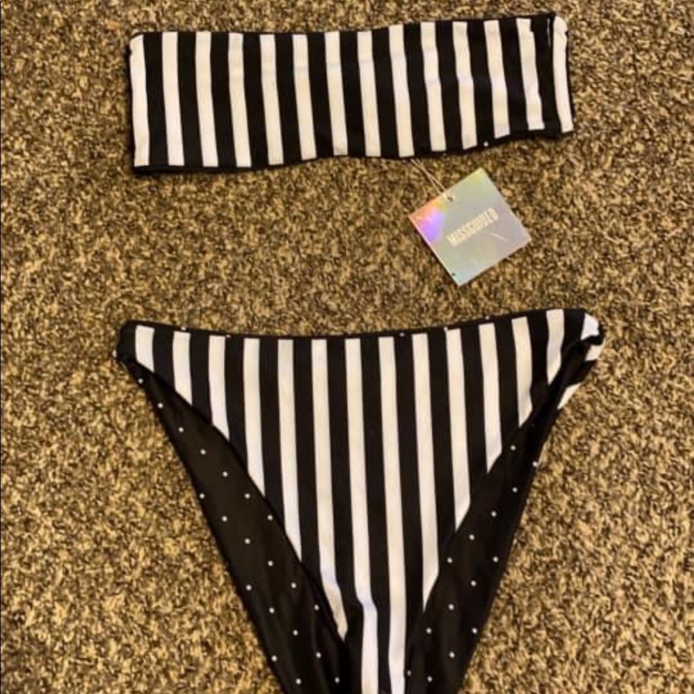 Missguided reversible high waisted bikini